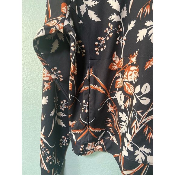 Columbia Women's Black Brown‎ Floral Pullover Sweater Top Size Small - Picture 4 of 9
